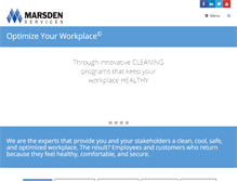 Tablet Screenshot of marsden.com